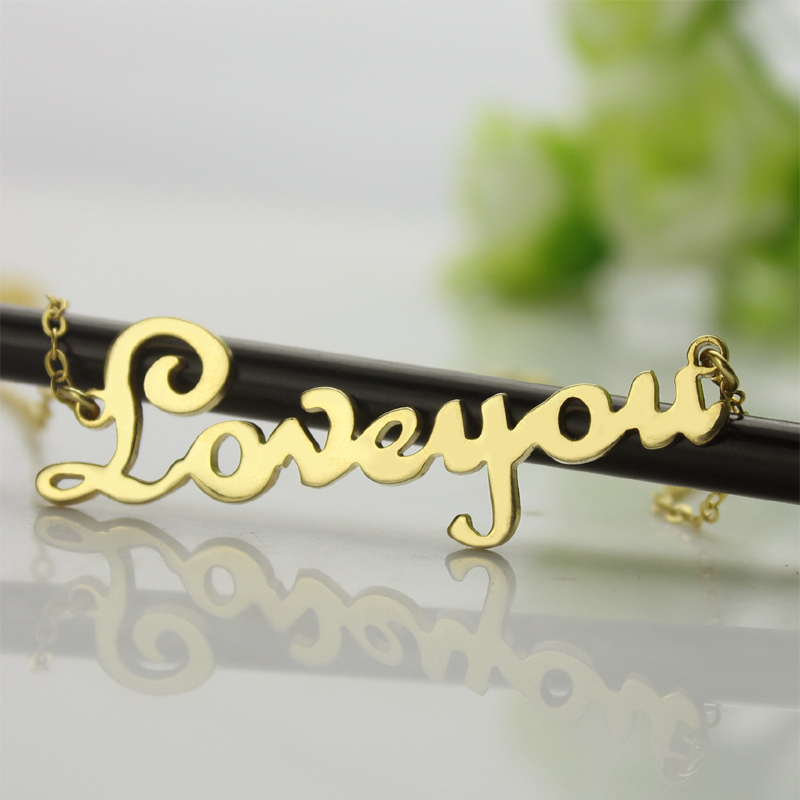 Personalized 18K Gold Plated