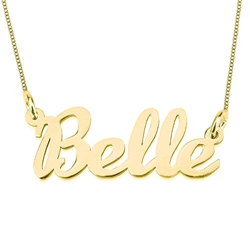 Classic Gold 18k Name Necklace