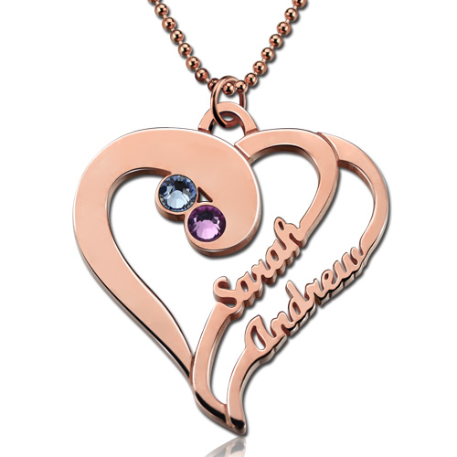 Forever Name Necklace Rose Gold